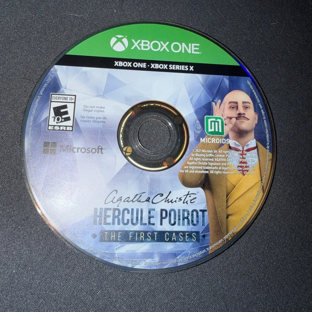 Microsoft Xbox One/Series X Agatha Christie Hercule Poirot The First Class Game.